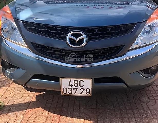 Cần bán xe Mazda BT 50 2.2L 4x4 MT đời 2014, màu xanh lam, xe nhập0