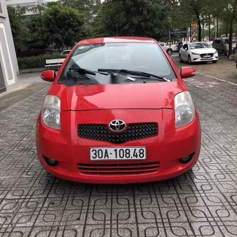Cần bán lại xe Toyota Yaris 1.3AT sản xuất năm 2008, màu đỏ, nhập khẩu Nhật Bản