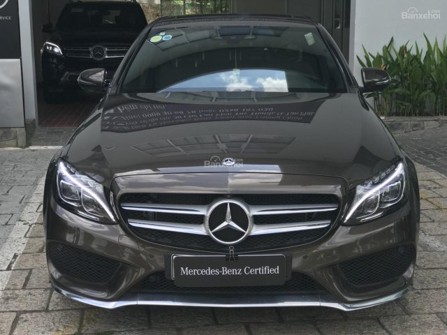 Bán xe Mercedes C300 AMG đời 2018, màu nâu, xe nhập