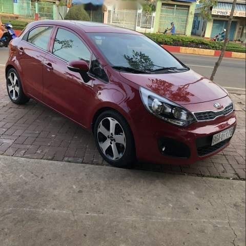 Bán ô tô Kia Rio AT 2012, màu đỏ, nhập khẩu Hàn Quốc