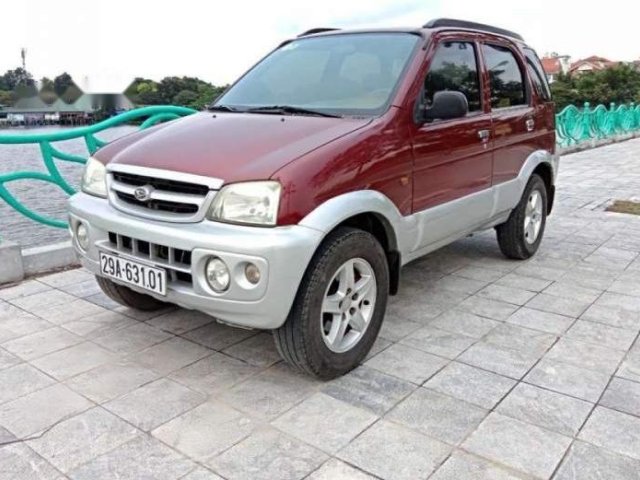 Bán Daihatsu Terios MT sản xuất 2005, màu đỏ, 195 triệu