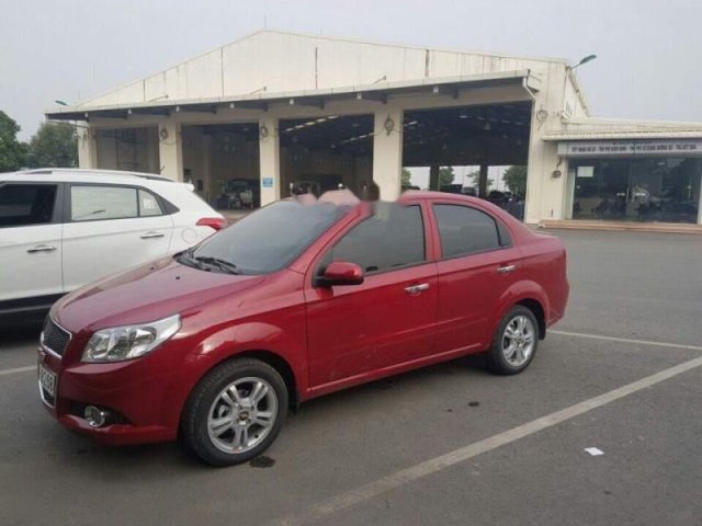 Cần bán gấp Chevrolet Aveo AT đời 2016, màu đỏ