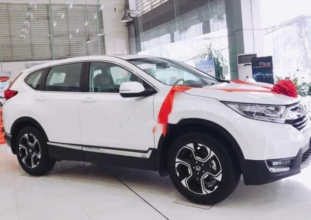 Bán Honda CR V năm sản xuất 2018, màu trắng, nhập khẩu Thái Lan, 973 triệu