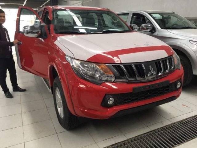 Bán xe Mitsubishi Triton 4x2 MT năm sản xuất 2018, màu đỏ, xe nhập