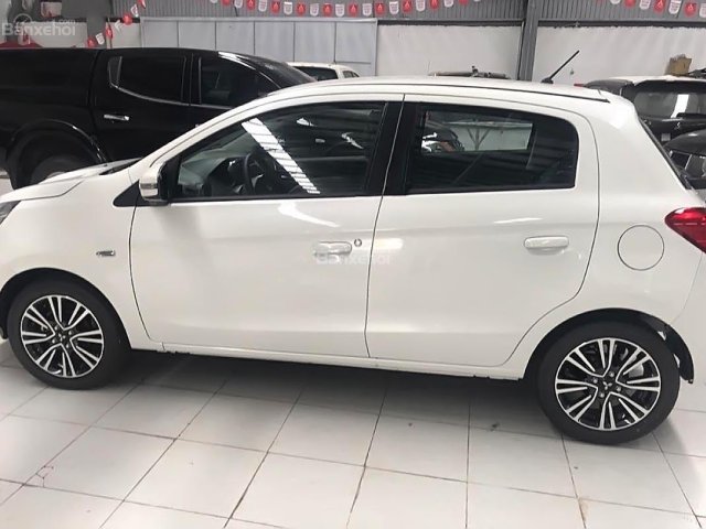 Bán Mitsubishi Mirage 1.2 CVT Eco đời 2018, màu trắng, nhập khẩu