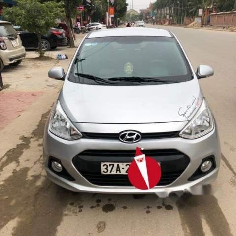 Cần bán lại xe Hyundai Grand i10 2014, màu bạc