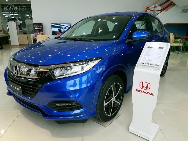 Bán Honda HR-V L năm 2018, màu xanh lam, nhập khẩu nguyên chiếc. Tặng: Phim cách nhiệt, camera hành trình