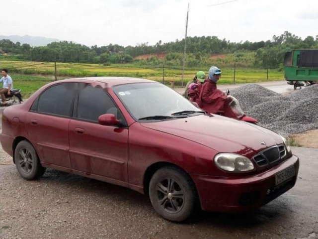 Bán Daewoo Lanos sản xuất năm 2002, màu đỏ, xe nhập