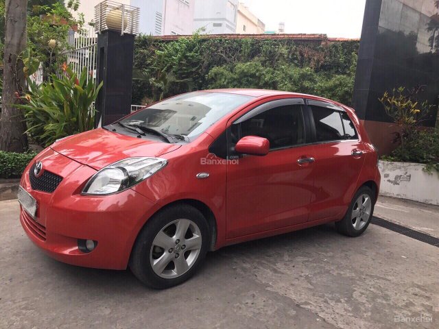 Bán Toyota Yaris sản xuất 2008, màu cam, nhập khẩu, 390 triệu