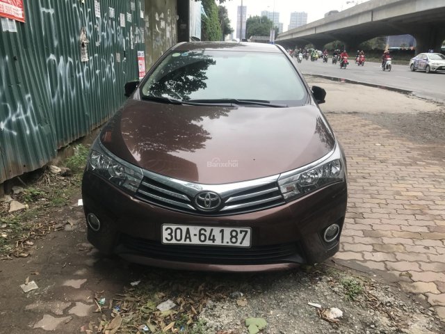 Bán Toyota Corolla altis G đời 2015, màu nâu, xe gia đình