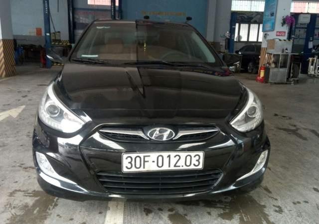 Bán xe Hyundai Accent SX 2013, màu đen, nhập khẩu