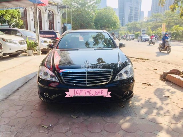 Bán Mercedes S550, màu đen, sx 2007, đk 2008. Xe tư nhân chính chủ, nhập nguyên chiếc Đức