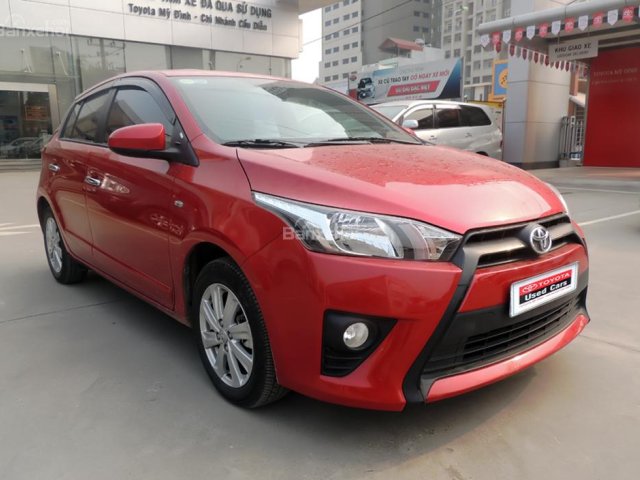 Bán Toyota Yaris E 2015, màu đỏ, nhập khẩu, đẹp xuất sắc, BH chính hãng