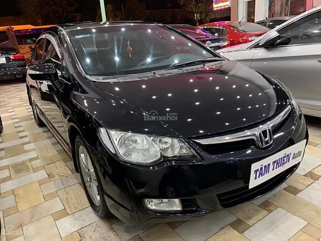 Cần bán Honda Civic 2.0 AT đời 2008, màu đen xe gia đình, giá 350tr