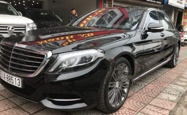 Bán xe Mercedes S500L sản xuất 2014, màu đen, nhập khẩu