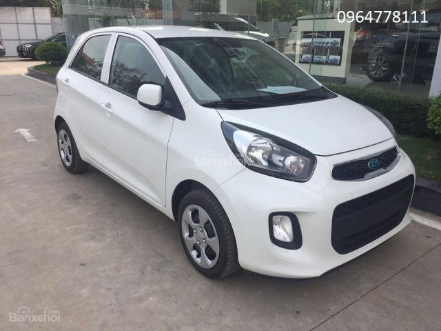 Bán Kia Morning EX model 2018, màu trắng 299tr, Kia Vĩnh Phúc 0964778111