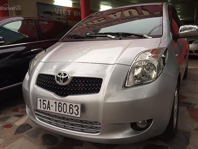 Bán xe Toyota Yaris 1.3 AT đời 2008, màu bạc, xe nhập