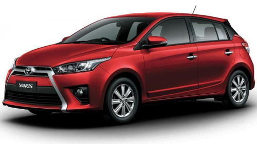 Bán ô tô Toyota Yaris 1.3 AT 2015, màu đỏ, giá 500tr0