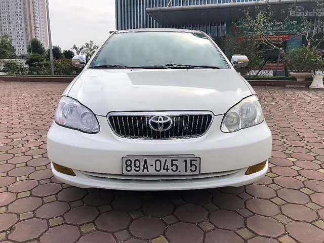 Cần bán lại xe Toyota Corolla J 1.3 MT đời 2002, màu trắng xe gia đình