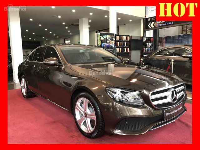 Bán xe Mercedes E250 nâu 2018 như mới chính hãng. Đủ màu lựa chọn giao ngay