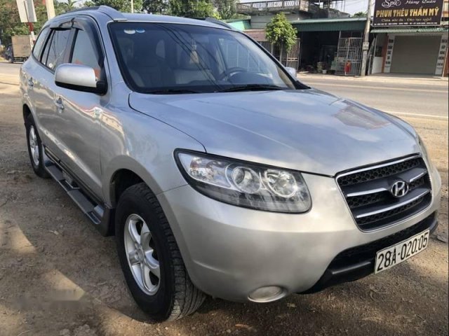 Bán xe Hyundai Santa Fe năm 2007, màu bạc, nhập khẩu 