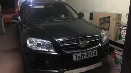 Cần bán xe Chevrolet Captiva năm 2007, màu đen