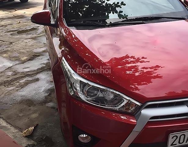 Bán Toyota Yaris 1.3G 2016, màu đỏ, nhập khẩu, 590 triệu