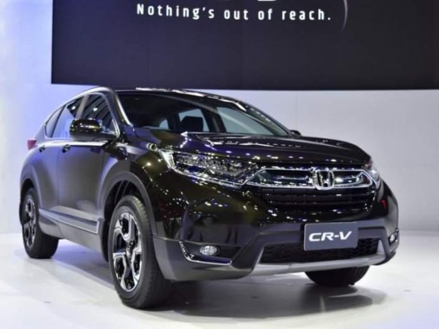Bán Honda CR V E sản xuất năm 2018, màu đen, xe nhập