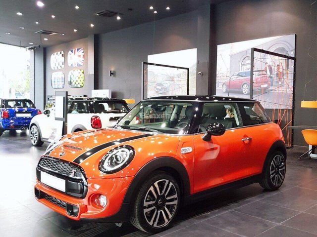 Bán xe Mini Cooper S LCI model 2019, màu Solaris Orange, nhập khẩu từ Anh Quốc, có xe giao ngay - hỗ trợ vay 80%