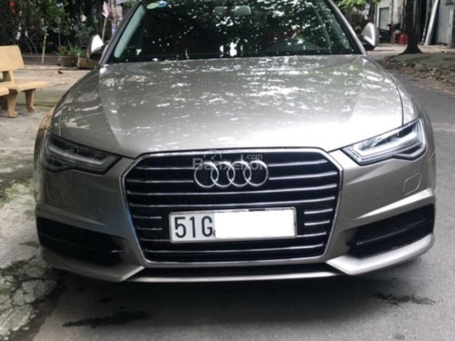 Bán Audi A6 sx cuối 2016, đk 1/2017, màu vàng cát cực hiếm