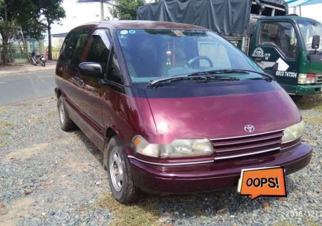 Bán Toyota Previa sản xuất năm 1991, màu đỏ, xe nhập