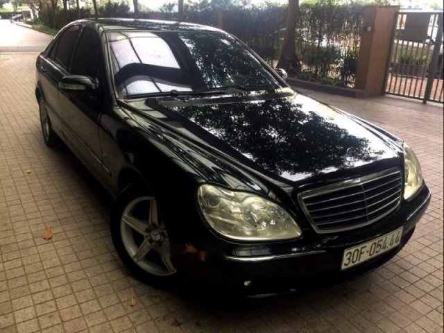 Bán S350, 2005, đăng ký lần đầu năm 2008, màu đen, nội thất màu đen