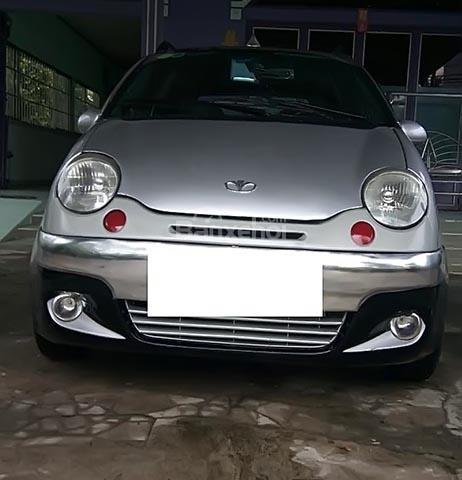 Bán xe Daewoo Matiz SE 0.8 MT đời 2007, màu bạc xe gia đình