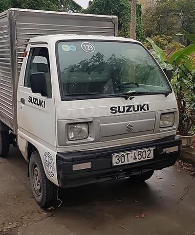 Bán Suzuki Super Carry Truck thùng kín năm 2009, màu trắng, giá rẻ