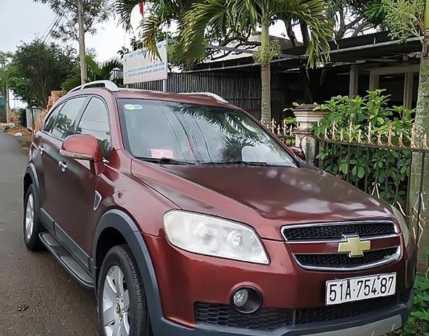 Cần bán Chevrolet Captiva năm sản xuất 2007, màu đỏ, nhập khẩu nguyên chiếc