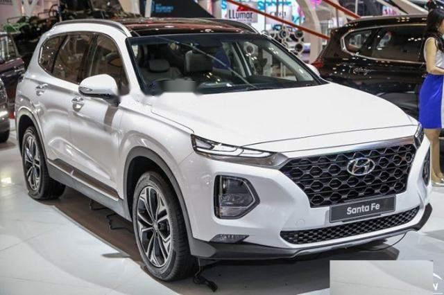 Bán ô tô Hyundai Santa Fe đời 2019, màu trắng, mới 100%