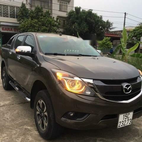 Bán xe Mazda BT 50 2016, màu nâu, xe nhập  