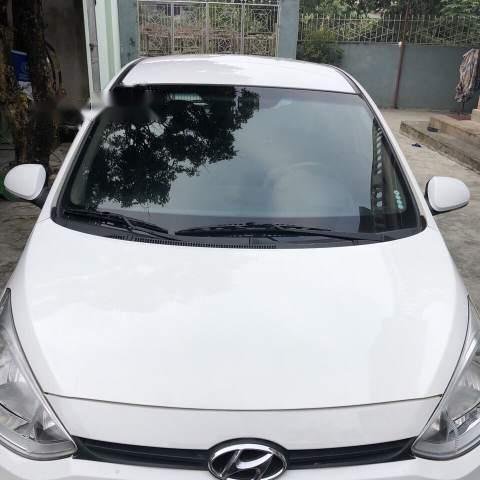 Cần bán gấp Hyundai Grand i10 đời 2014, màu trắng, xe nhập