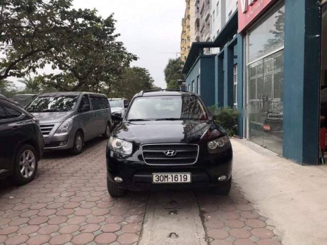 Bán Hyundai Santa Fe đời 2008, màu đen, nhập khẩu Hàn Quốc  