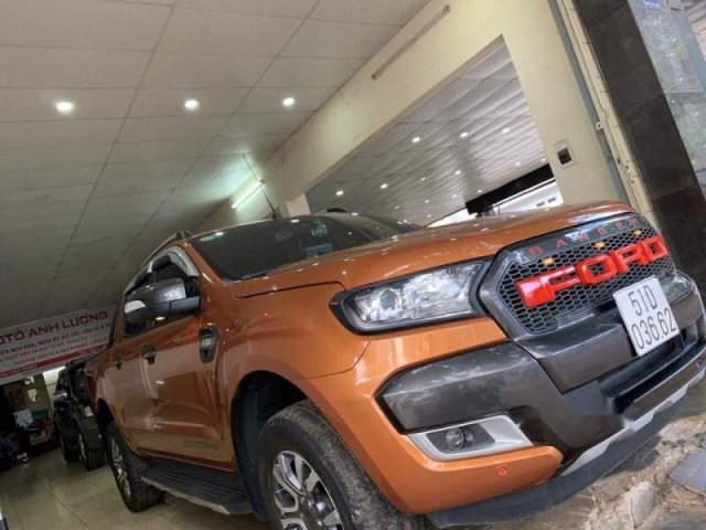 Bán Ford Ranger Wildtrak năm sản xuất 2016, màu cam0