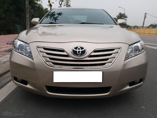 Bán Toyota Camry V6 3.5 limited XLE màu vàng/kem sản xuất 12/2007, đăng ký biển Hà Nội0