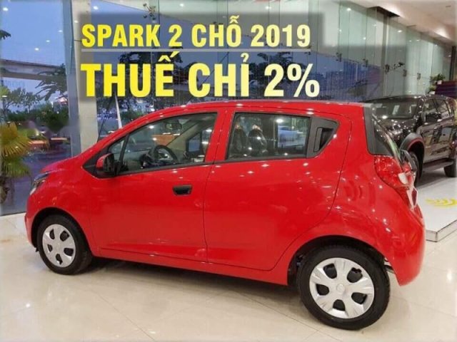 Bán ô tô Chevrolet Spark Duo năm sản xuất 2019, màu đỏ giá cạnh tranh