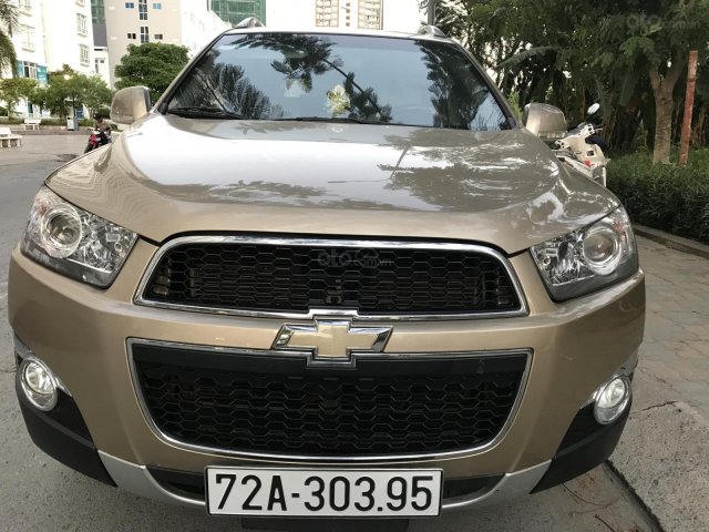 Bán Chevrolet Captiva LTZ, đời 2013, màu vàng, giá 460 tr