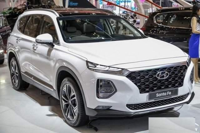 Cần bán xe Hyundai Santa Fe năm 2019, màu trắng