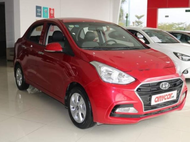 Bán Hyundai Grand i10 1.2AT sản xuất 2017, màu đỏ, 423 triệu