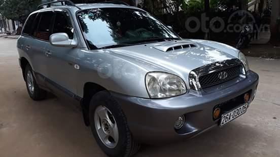 Cần bán lại xe Hyundai Santa Fe Gold 2.0 AT năm 2002, màu bạc, xe nhập số tự động