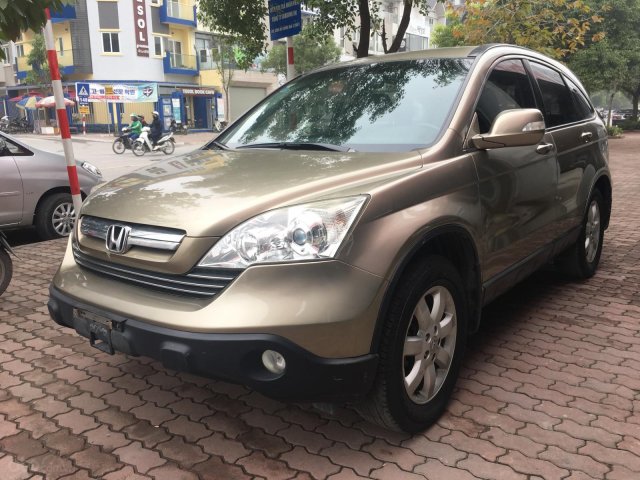 Bán ô tô Honda CR V 2.4 2009, màu vàng, giá chỉ 480 triệu