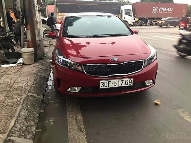 Bán Kia Cerato 1.6 AT sản xuất năm 2017, màu đỏ, 610tr