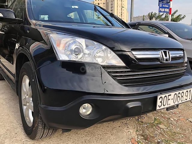 Bán Honda CR V 2.4 AT đời 2009, màu đen, giá 540 triệu