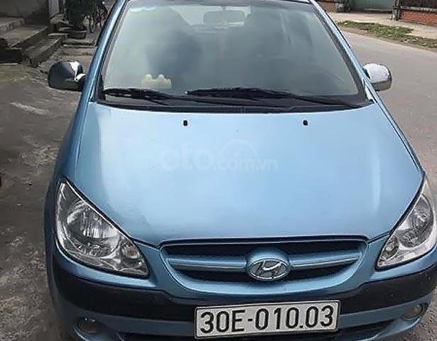 Cần bán gấp Hyundai Getz 1.1 MT sản xuất năm 2008, màu xanh lam, nhập khẩu nguyên chiếc  